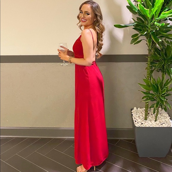 Revolve NBD Stephanie Rad Lace Maxi Dress - Picture 4 of 9